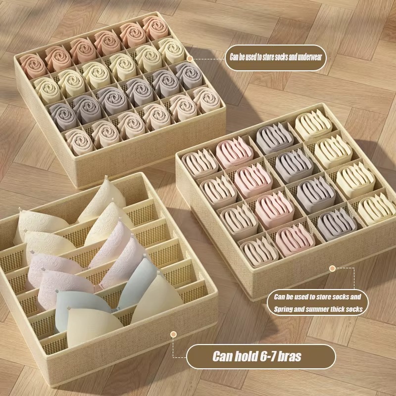 1-2Pcs Non-woven Fabric Underw - Sock Organizer Tray recension och pris