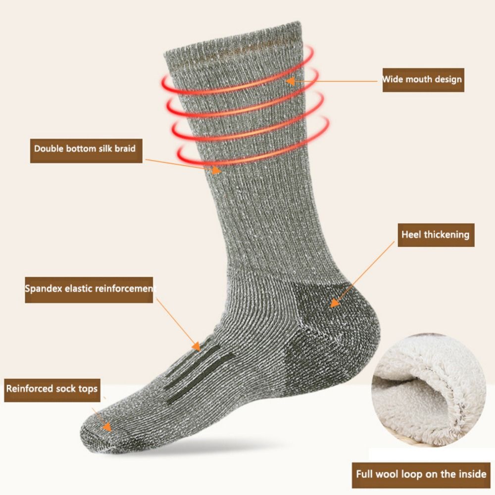 Cozy Breathable Merino Wool So - Wool Hiking Sock recension och pris