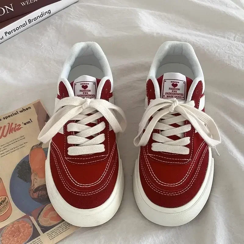 2024 New Red Women Vulcanize S - Vans Shoes Old Skool recension och pris