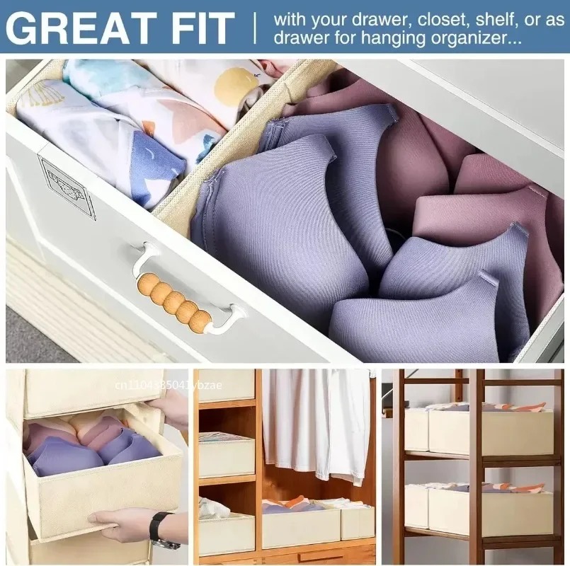 Fabric Underwear Storage Box D - Sock Organizer Tray recension och pris