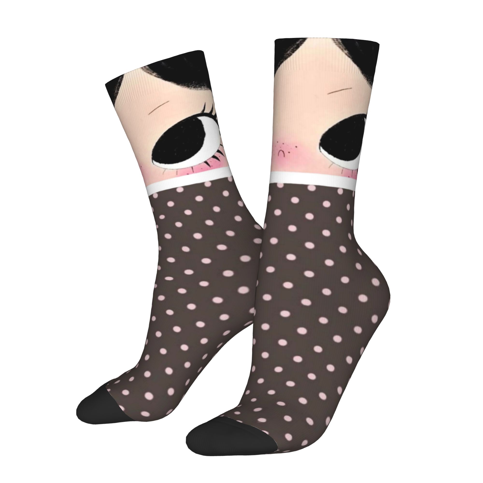 Custom Big Eyes Girl Comic Men - Dress Sock Men recension och pris