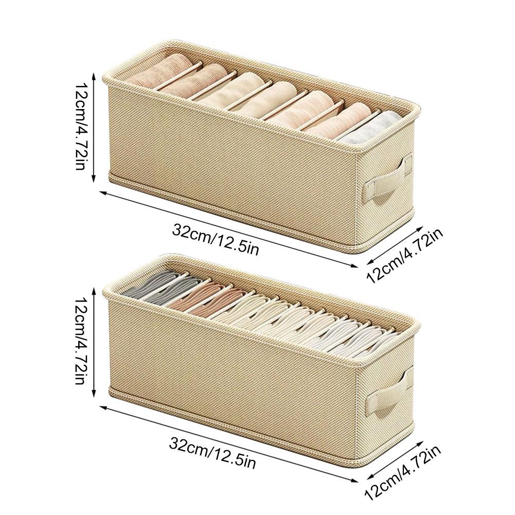 6/7 Grids Drawer Organizer Bra - Sock Organizer Tray recension och pris