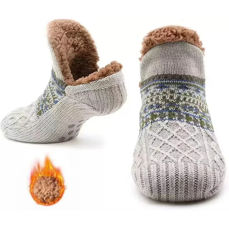Indoor Winter Slippers Socks W - Dress Sock Men recension och pris