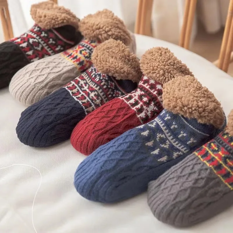 Indoor Winter Slippers Socks W - Dress Sock Men recension och pris